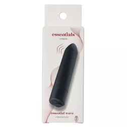 Virgite – Essentials akkumulátoros minivibrátor (fekete)