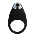   Virgite Essentials – akkumulátoros vibrációs péniszgyűrű (fekete).
