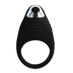   Virgite Essentials akkumulátoros vibrációs péniszgyűrű (fekete)