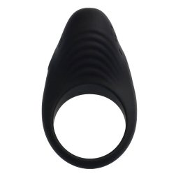   Virgite Essentials akkumulátoros vibrációs péniszgyűrű (fekete)