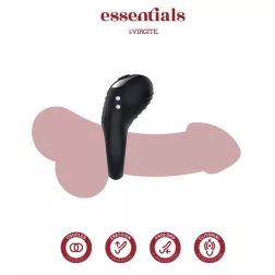   Virgite – Essentials akkumulátoros vibrációs péniszgyűrű (fekete)