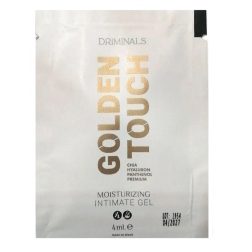  Driminals Golden Touch vízbázisú síkosító, bőrápoló hatással (4 ml)