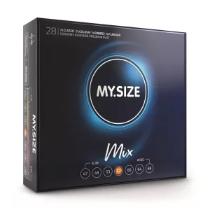 My Size – Mix 57. - 28 db egyedi méretű, vegyes óvszercsomag (57 mm)