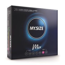   My Size Mix 64. - 28 db egyedi méretű, vegyes óvszercsomag (64 mm)