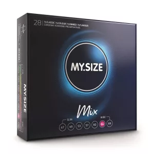 My Size – Mix 64. - 28 db egyedi méretű, vegyes óvszercsomag (64 mm)