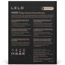 Lelo Hugo 2 prosztata vibrátor (fekete) (APP-os)