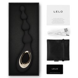 Lelo Soraya Beads vibrációs anál gyöngysor (fekete)