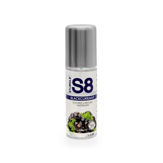 S8 vízbázisú síkosító, feketeribizli aromával (125 ml)
