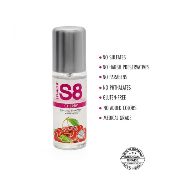 S8 vízbázisú síkosító, cseresznye aromával (125 ml)