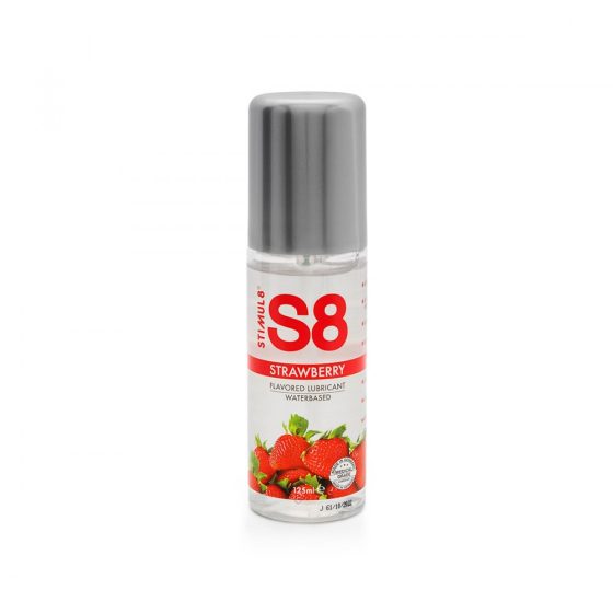 S8 vízbázisú síkosító, eper aromával (125 ml)