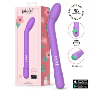 Adalet Gently okos G-pont vibrátor (mályva) (APP-os)