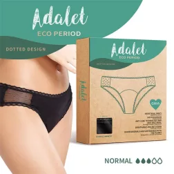   Adalet – Gaia menstruációs bugyi átlagos nedvszívó képességgel