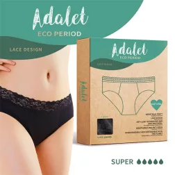  Adalet – Natura menstruációs bugyi szupererős nedvszívó képességgel