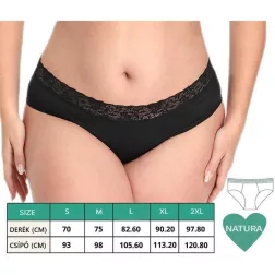   Adalet Natura menstruációs bugyi, szuper erős nedvszívó képességgel