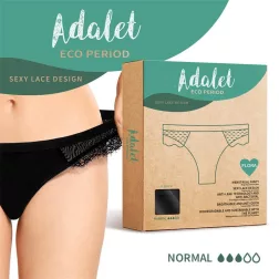   Adalet – Flora menstruációs bugyi átlagos nedvszívó képességgel