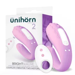 Ünihörn Brightmauve párvibrátor, távirányítóval