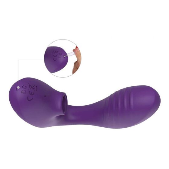 Tracy's Dog OG Pro 2 vibrátor, léghullámos csiklóizgatóval, távirányítóval (lila)