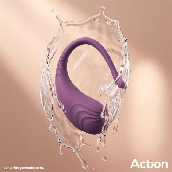 Action – Luvia távirányítható vibrációs tojás (lila)