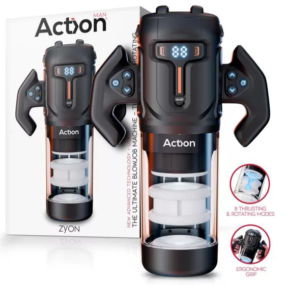 Action – Zyon automata lökő és forgó maszturbátor