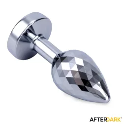   AfterDark – Boltek Disco fém fenékdugó áttetsző kristállyal (S méret).