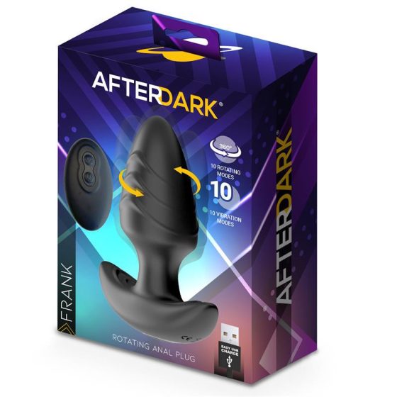 AfterDark rotáló fenékdugó, távirányítóval