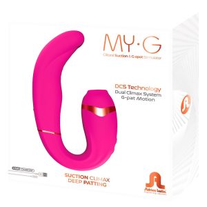 Adrien Lastic My G g-pont vibrátor, léghullámos csiklóizgatóval (lila)