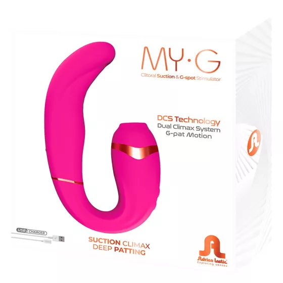 Adrien Lastic My G g-pont vibrátor, léghullámos csiklóizgatóval (lila)