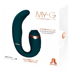   Adrien Lastic My G g-pont vibrátor, léghullámos csiklóizgatóval (sötétkék)
