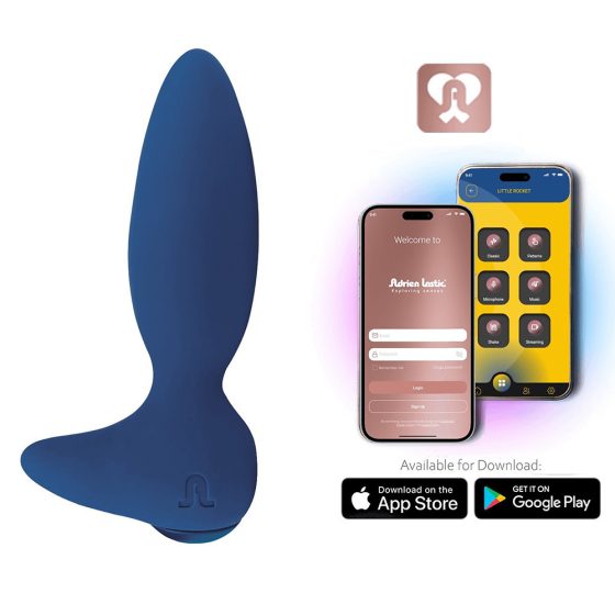 Adrien Lastic Little Rocket 2.0 - okos prosztata vibrátor (kék) (APP-os)