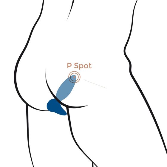 Adrien Lastic Little Rocket 2.0 - okos prosztata vibrátor (kék) (APP-os)