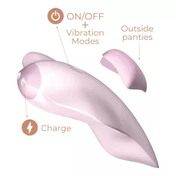   Adrien Lastic alsóba helyezhető, hordható, okos vibrációs csiklóizgató (APP-os)