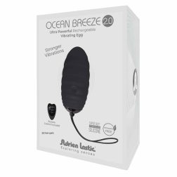   Adrien Lastic Ocean Breeze 2.0 vibrációs tojás távirányítóval (fekete)