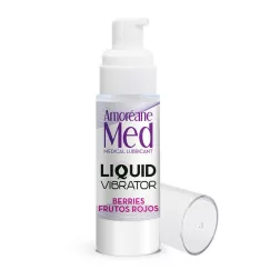   Amoréane Liquid Vibrator - csikló stimuláló gél hölgyeknek, erdei gyümölcsös illattal (30 ml)