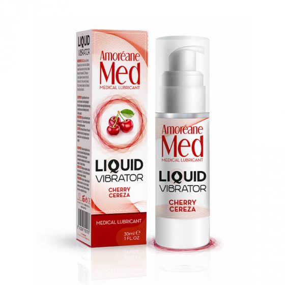 Amoréane Liquid Vibrator stimuláló gél hölgyeknek, cseresznye illattal (30 ml)