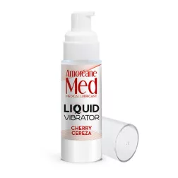   Amoréane Liquid Vibrator - csikló stimuláló gél hölgyeknek, cseresznye illattal (30 ml)
