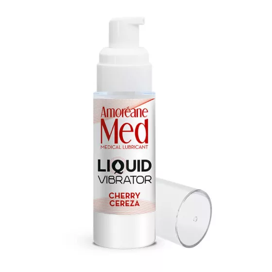Amoréane Liquid Vibrator - csikló stimuláló gél hölgyeknek, cseresznye illattal (30 ml)