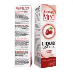   Amoréane – Liquid Vibrator csiklóstimuláló gél hölgyeknek cseresznye illattal (30 ml)