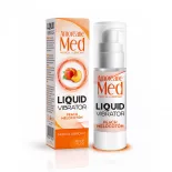   Amoréane Liquid Vibrator - csikló stimuláló gél hölgyeknek, barack illattal (30 ml)