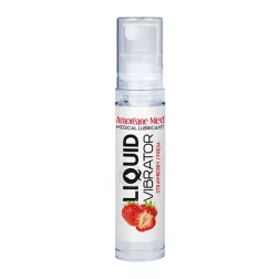   Amoréane Liquid Vibrator - csikló stimuláló gél hölgyeknek, eper illattal (10 ml)