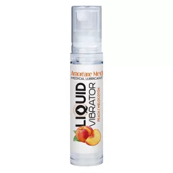   Amoréane Liquid Vibrator - csikló stimuláló gél hölgyeknek, barack illattal (10 ml)