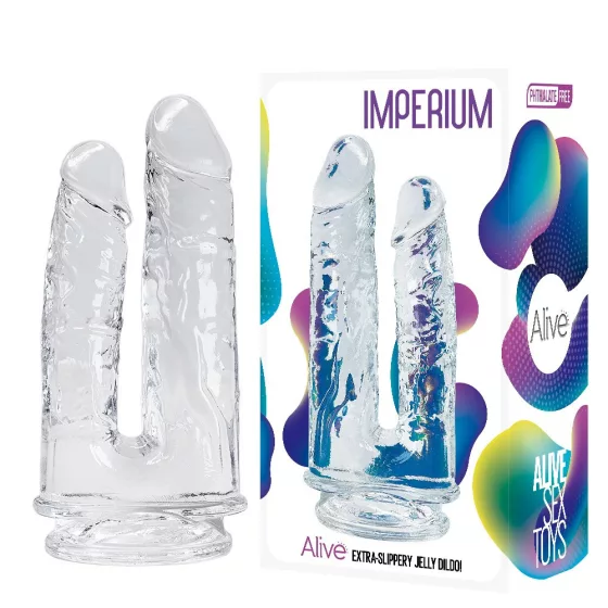 Alive – Imperium zselés dupla dildó