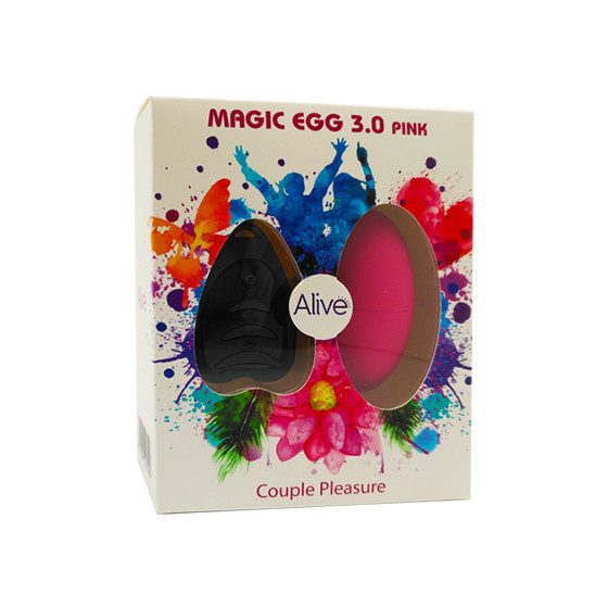 Alive Magic Egg 3.0 vibrációs tojás távirányítóval (rózsaszín)