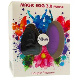   Alive – Magic Egg 3.0 vibrációs tojás távirányítóval (lila).