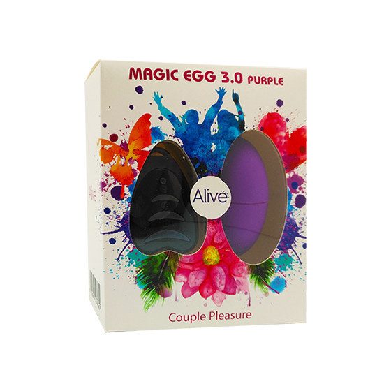 Alive Magic Egg 3.0 vibrációs tojás távirányítóval (lila)