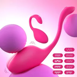 Ruby – ElixirEgg okos vibrációs tojás (pink) (APP-os)