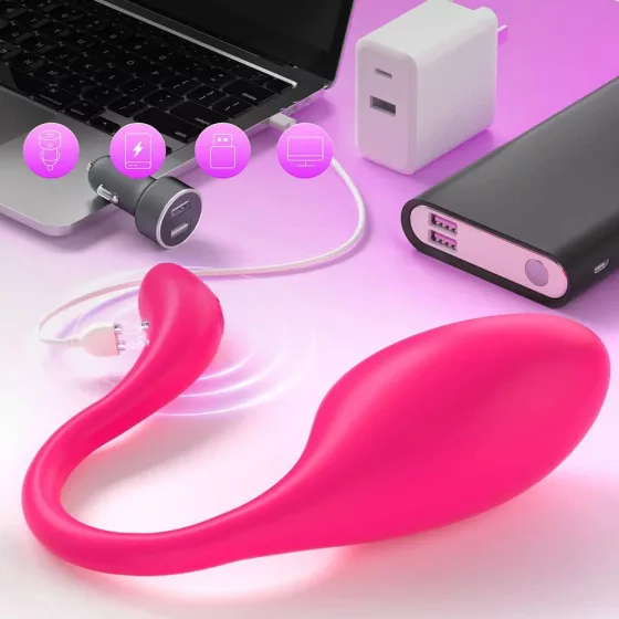 Ruby – ElixirEgg okos vibrációs tojás (pink) (APP-os)