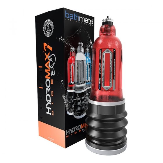 Bathmate Hydromax 7 (X30) Wide Boy szélesített hydro péniszpumpa (piros)