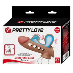  Pretty Love – Tyronn herehámos pénisztoldó, felfújódó légkamrával (16 cm)