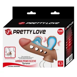 Pretty Love – Tyronn herehámos pénisztoldó, felfújódó légkamrával (16 cm)
