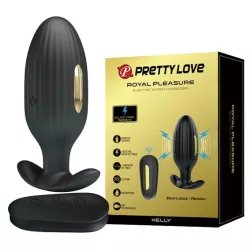   Pretty Love – Kelly anál vibrátor elektrostimulációval, távirányítóval
